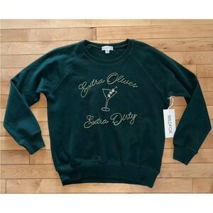 NEW! NWT WILDFOX Extra Dirty Bailey Sweater Pine Grove Size XS